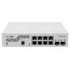 Network switch MikroTik CSS610-8G-2S+IN — 8x Gigabit RJ-45, 2x SFP+ 10G, PoE, 12–57V input