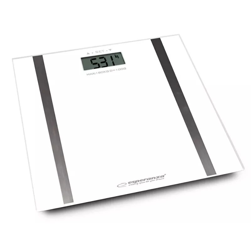 Personal bathroom scale Esperanza Samba EBS018W - electronic, 180 kg, white