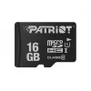 MicroSDHC memory card PATRIOT PSF16GMDC10 — 16 GB, Class 10, UHS-I (U1), 80 MB/s, black