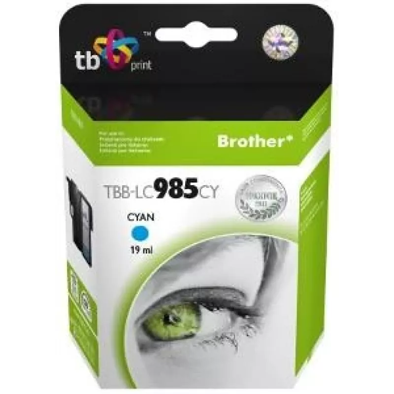Ink. Cartridge TB Kompat. S Brother LC 985 CY 100% N