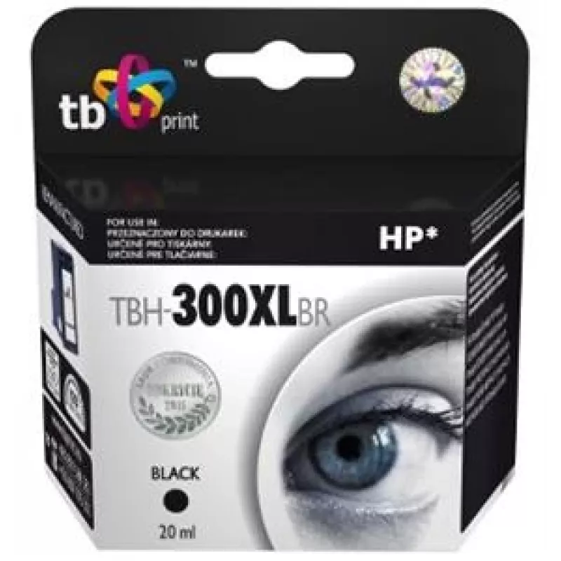 Ink for HP DJ F2420 Black remanufactured TBH-300XLBR
