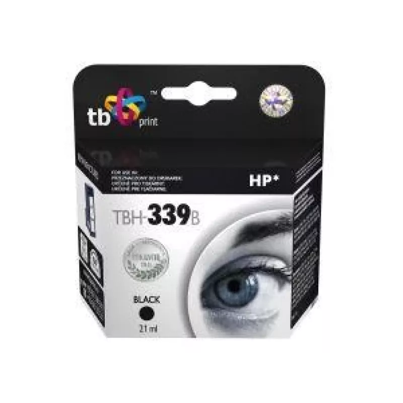 Ink TBH-339B (HP No. 339 - C8767EE) Black remanufactured