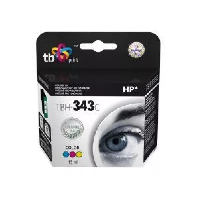 Ink TBH-343C (HP No. 343 - C8766EE) Colour remanufactured
