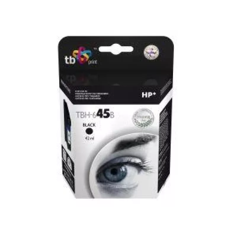 Ink TBH-645B (HP No. 45 - 51645AE) Black remanufactured