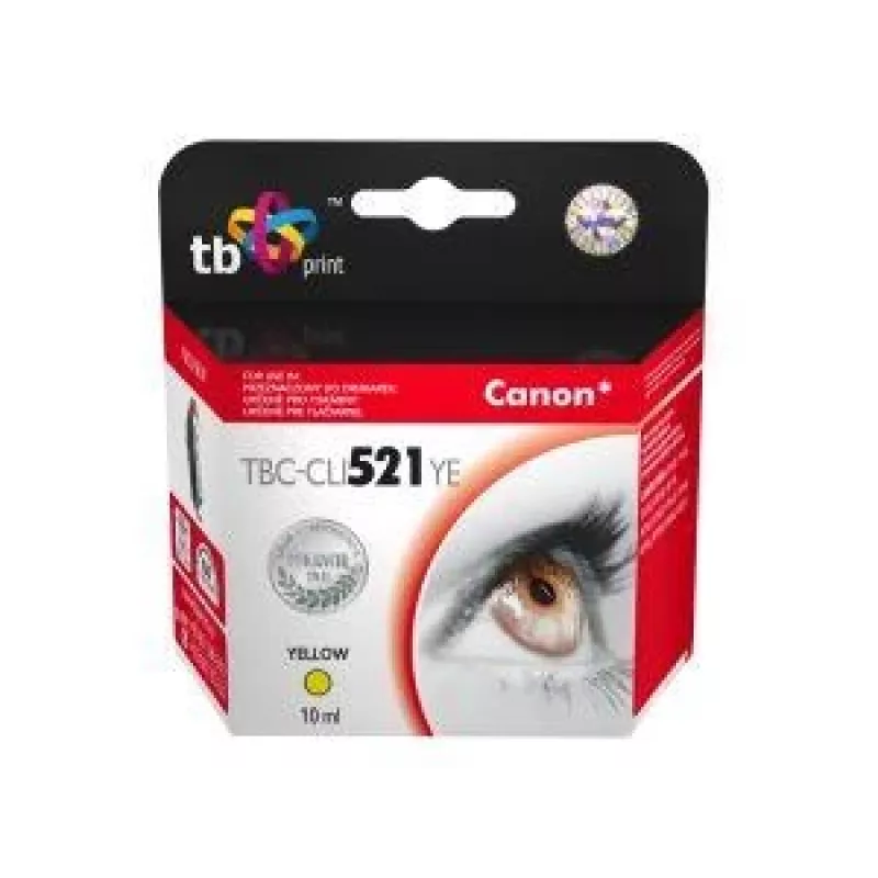 Ink. Cartridge TB Kompat. S Canon CLI-521Y 100% New
