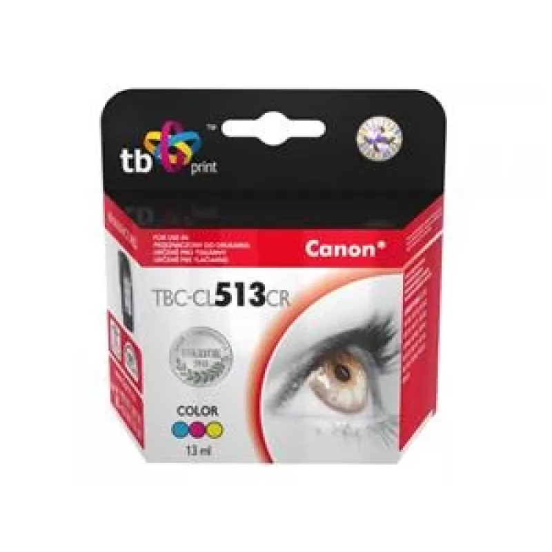 Ink for Canon MP 480 Color remanufactured TBC-CL513CR