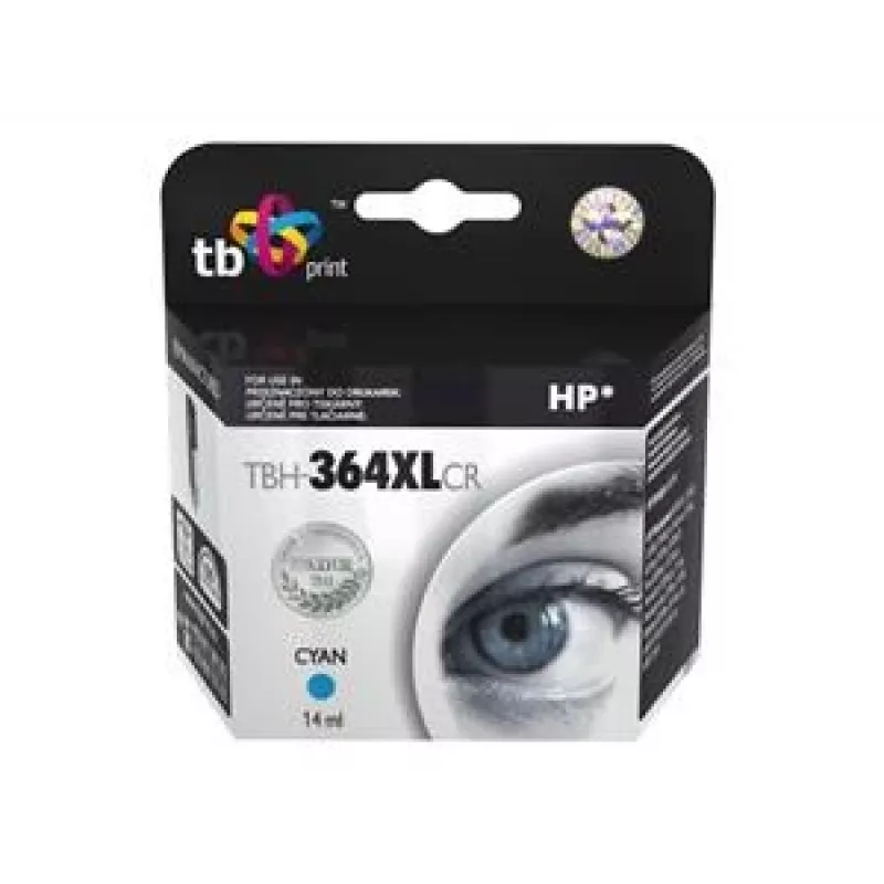 Ink. Cartridge TB Kompat. S HP CB323EE (No.364), TBH-364XLCR, Cyan