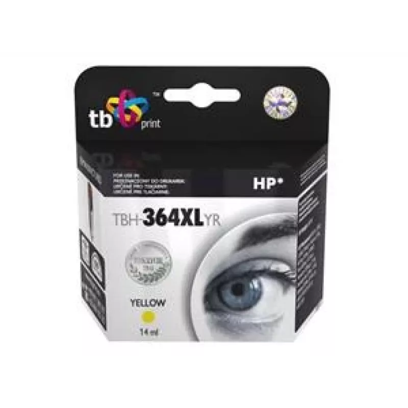 Ink. Cartridge TB Kompat. S HP CB325EE (No.364), TBH-364XLYR, Yellow