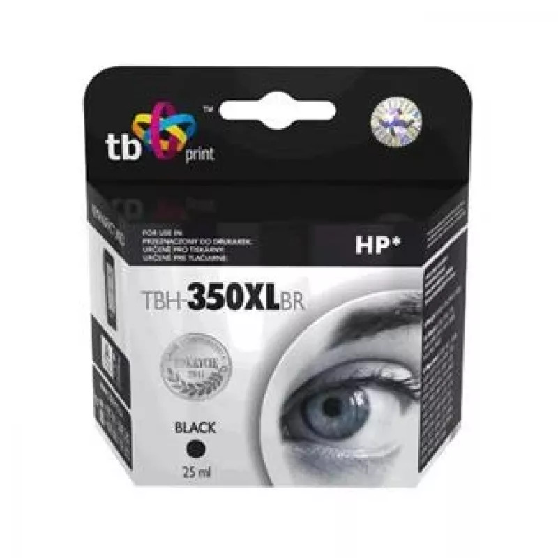 Ink HP DJ D4260 Black remanufactured TBH-350XLBR