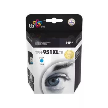 Ink for HP OJ Pro 8100 Cyan remanufactured TBH-951XLCR