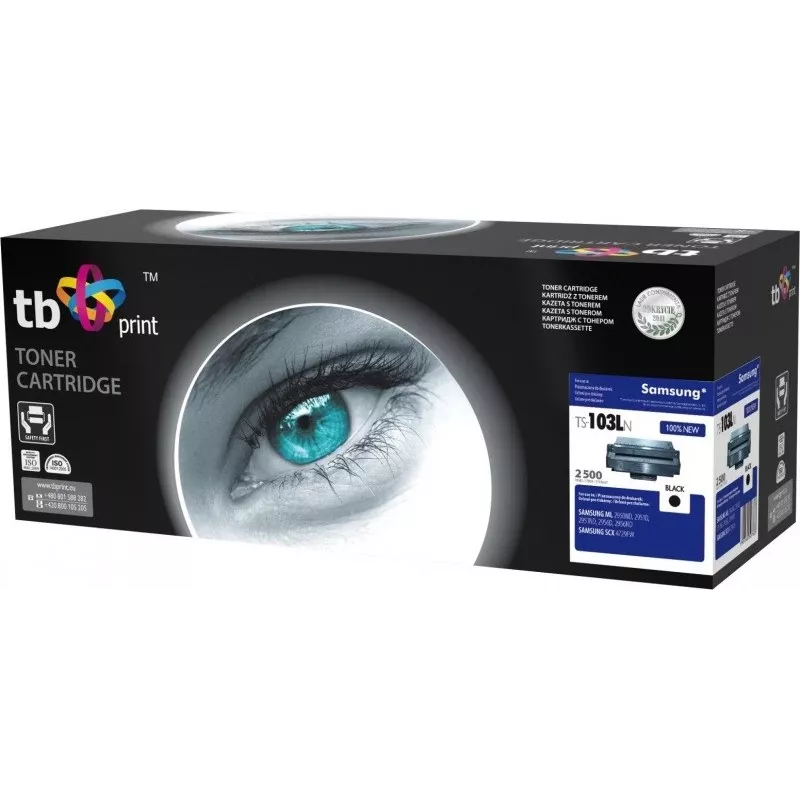 Toner TB Compatible with Samsung ML-2950,100%N,BkXL