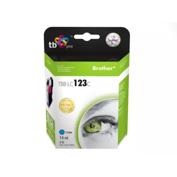Ink.Cartridge Compatible with Brother LC123C 100% New