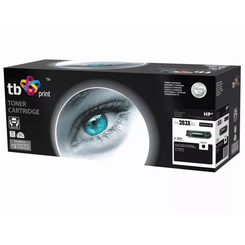 Toner TB Compatible with HP CF283X Black,2200,ref