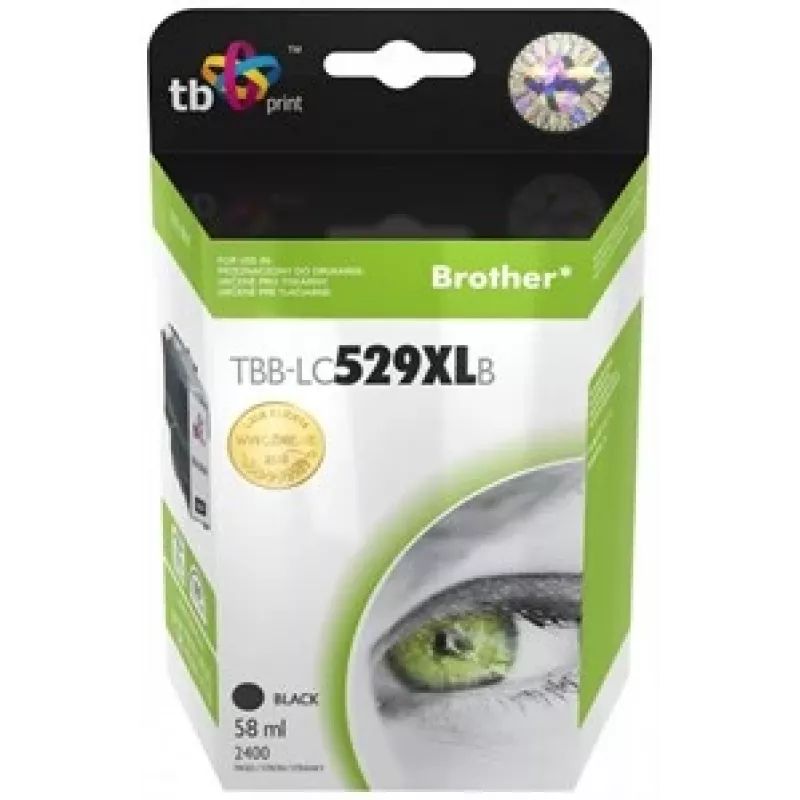 Ink. Kaz. TB compatible with Brother LC529/539 BLACK new