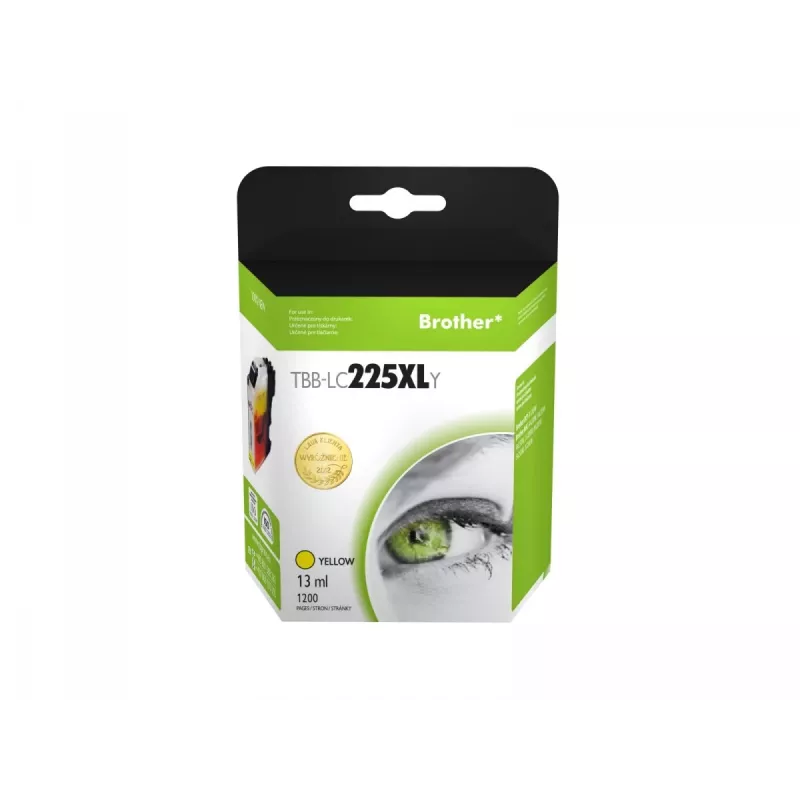 Ink. Kaz. TB compatible with Brother LC225XL Yellow new