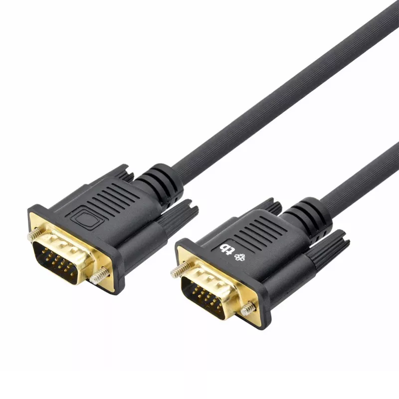 TB VGA-Cable 15M-15M 1,8 M. black-gold (AKTBXVGAMMG180B)