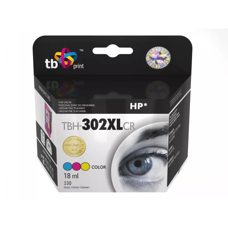 Ink for HP DJ 1110/2130 TBH 302XLCR color re-fabricated