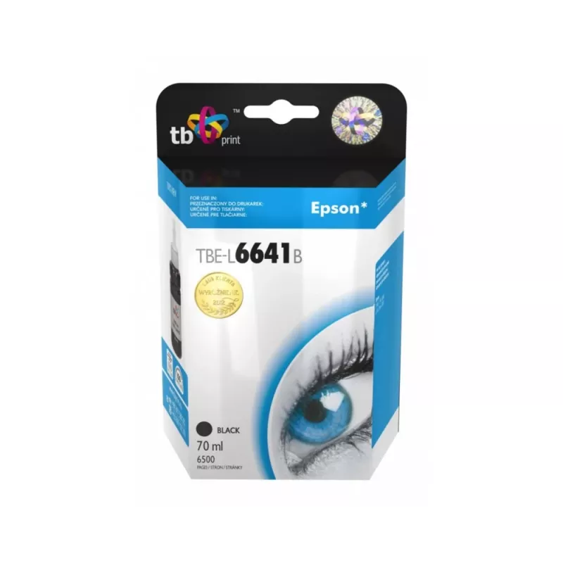 Ink for Epson L100/110/200/210/3xx /550 TBE-L6641B BK