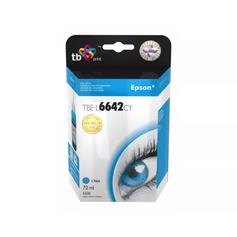 Ink for Epson L100/110/200/210/3xx/550 TBE-L6642CY CY