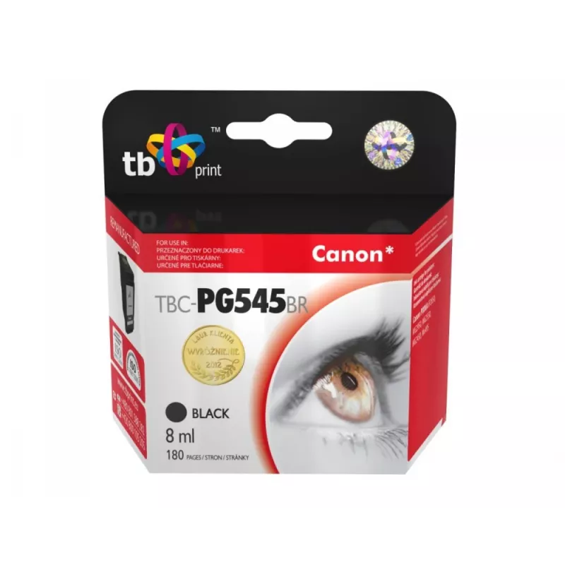 Ink for Canon PIXMA iP2850/MG2950/2550/2450/MX495 TBC-PG545B BK ref.