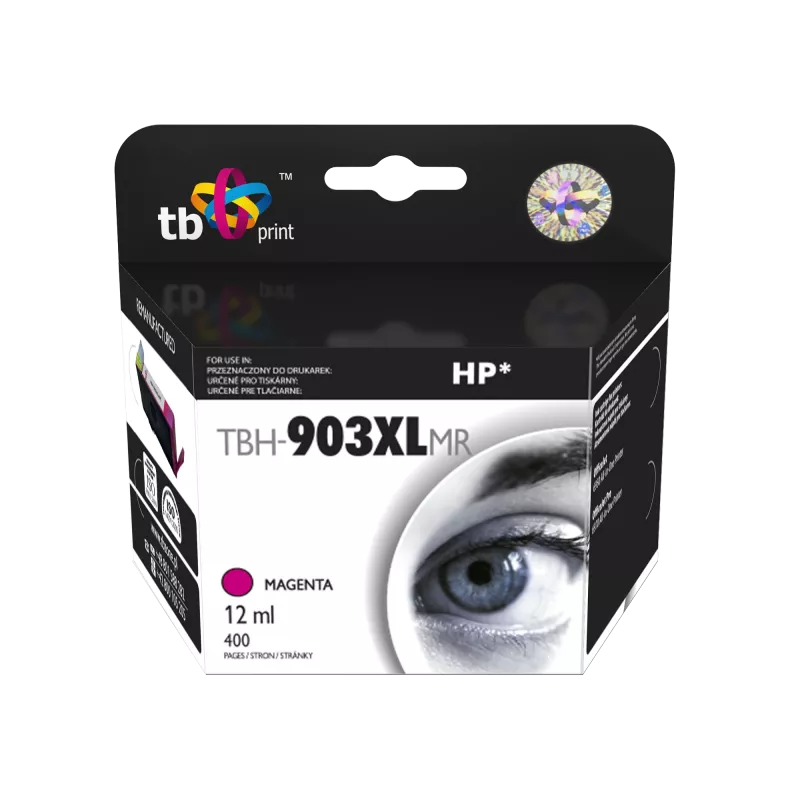 Ink for HP OJ 6950 AiO TBH-903XLMR magenta refabrication
