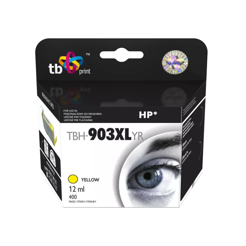 Ink for HP OJ 6950 AiO TBH-903XLYR yellow refabrication