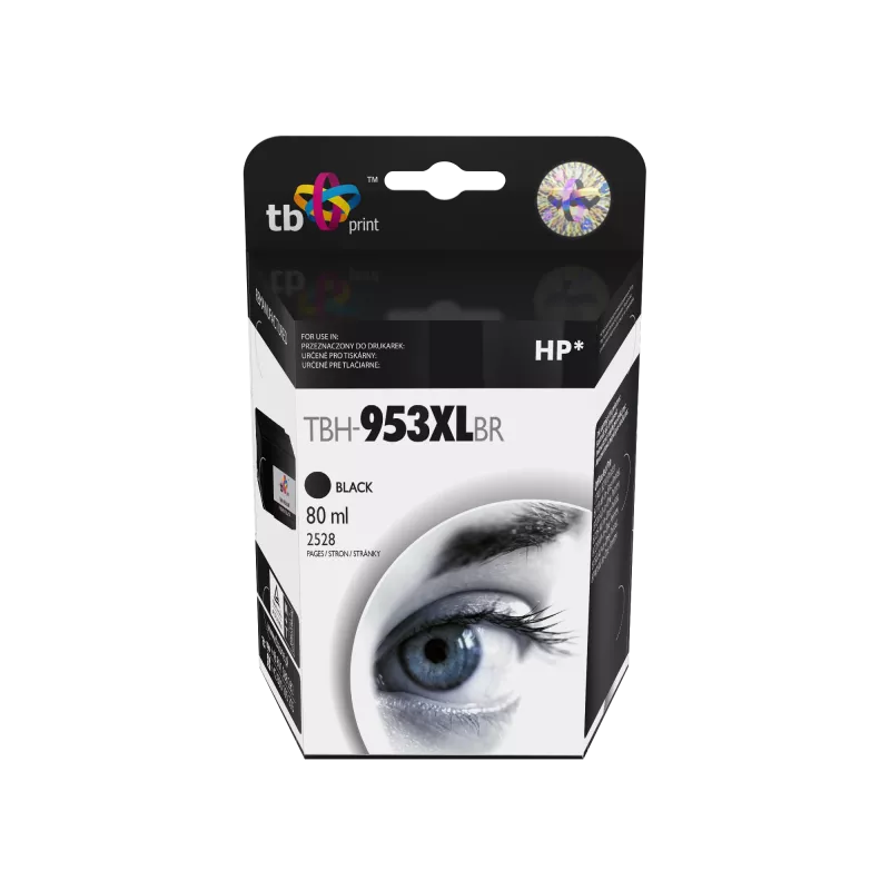 Ink for HP OJ 8710 AiO TBH-953XLBR black refabrication