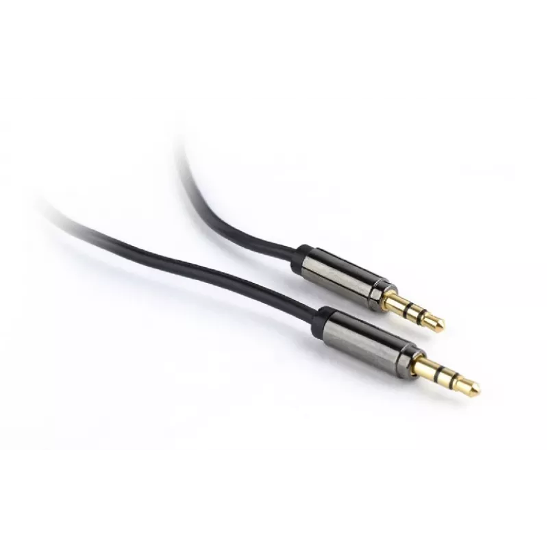 Gembird CCAP-444-1M Audio-Cable 3.5mm Black (CCAP-444-1M)