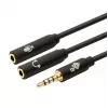 Adapter TB 3.5mm MiniJack splitter 1x 3.5mm male to 2x 3.5mm female, model AKTBXAJ0P2J030B