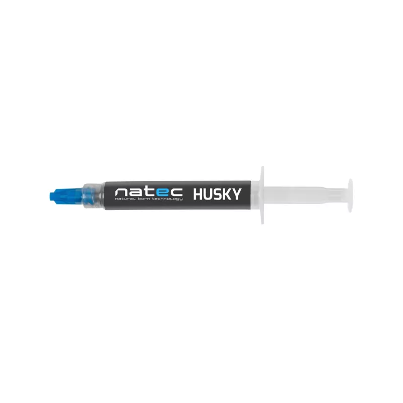 Thermal paste NATEC Husky NPT-1324, thermal conductivity 4.63 W/m·K, volume 2 ml, density 2.5 g/cm³