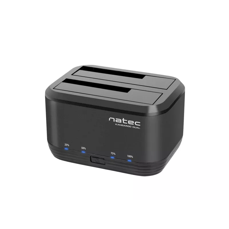 HDD docking station 2,5/3,5 USB 3.0 Natec Kangaroo Dual, cloning function, power adapter