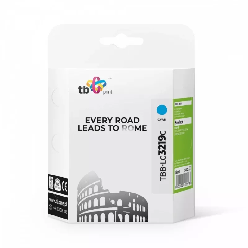 Ink. Cartridge TB Kompat. S Brother MFC-J5330DW, Cyan, TBB-LC3219C