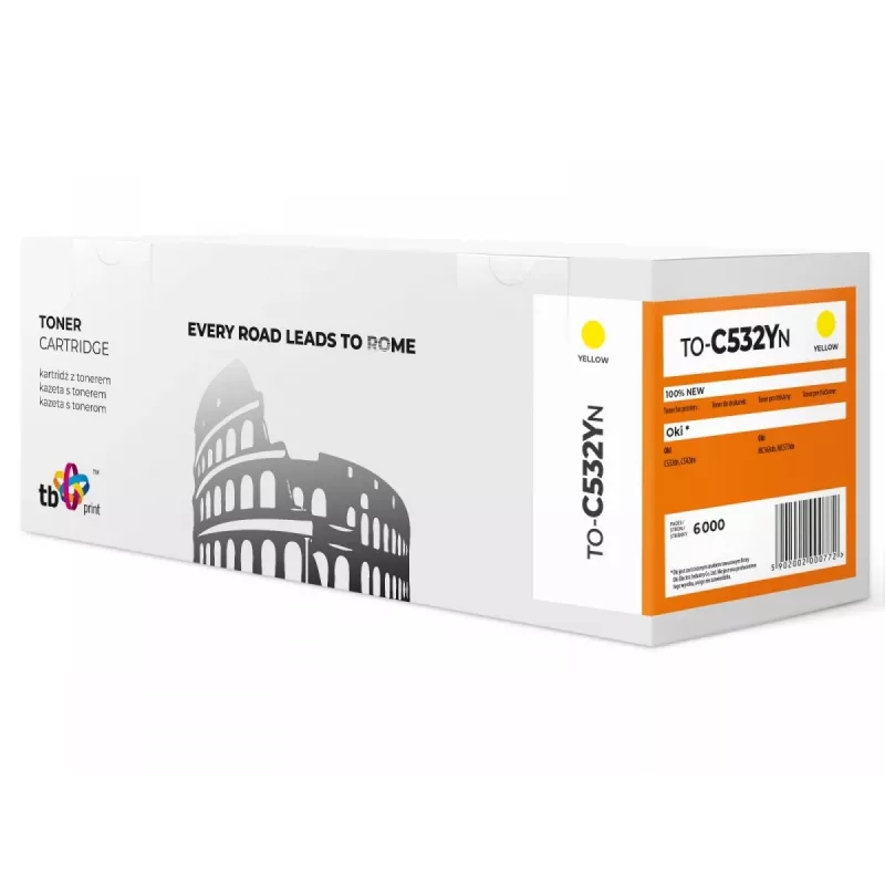 Toner TB Compatible with C532 to-C532YN YE 100% New