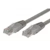 Cable Patchcord cat.5e RJ45 UTP 1m. grey