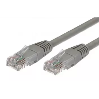 Cable Patchcord cat.5e RJ45 UTP 1m. grey