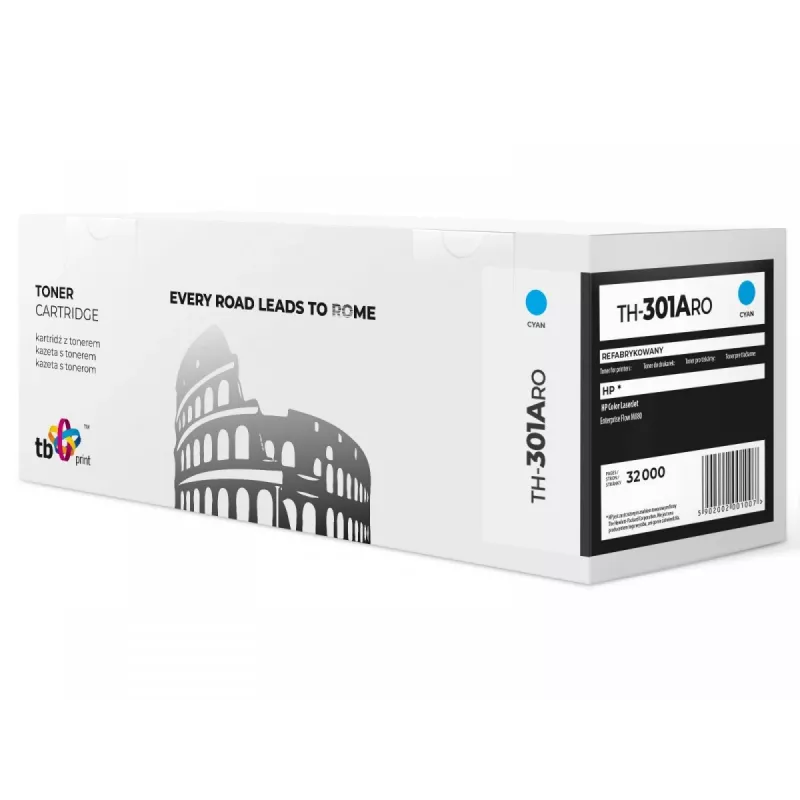 Toner TB Compatible with HP M880 CF300A, Cyan, Reman.