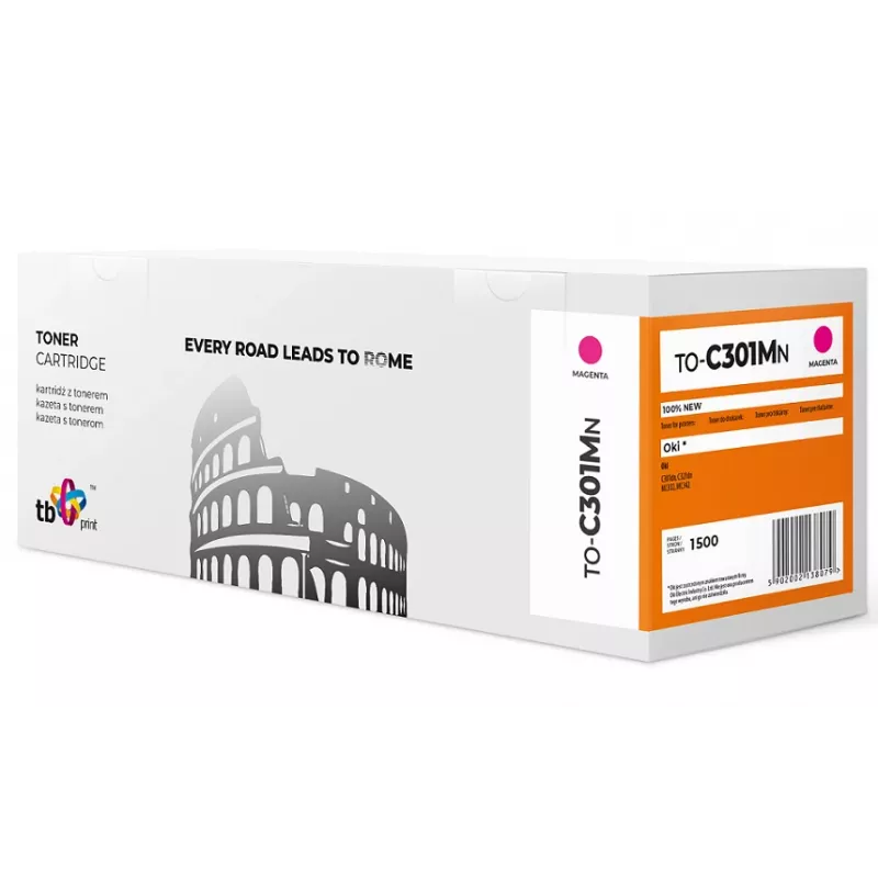 Toner TB Compatible with OKI C301 to-C301MN MA
