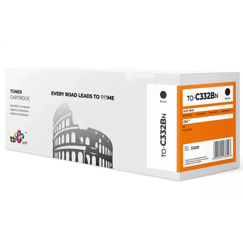 Toner OKI C332 TO-C332BN BK 100% new 2000 pages Black