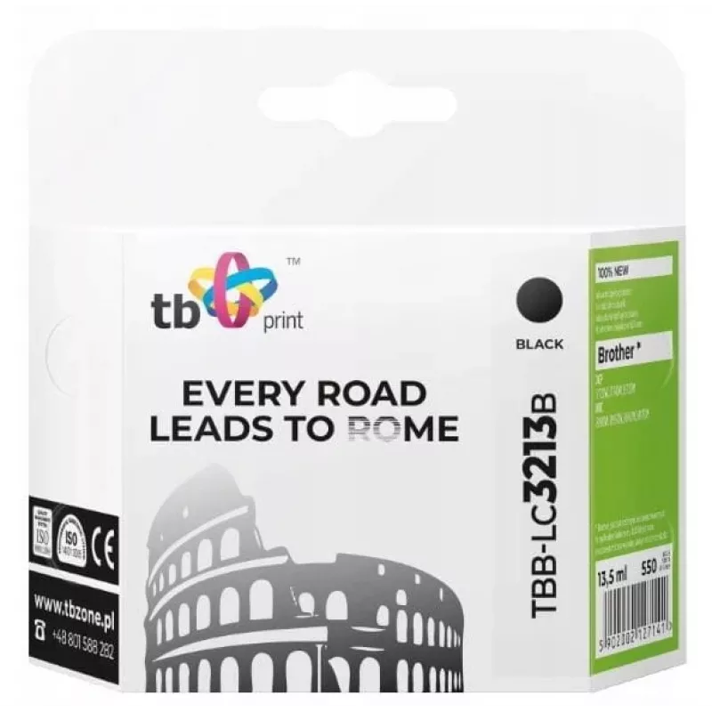 Ink. Cartridge TB Kompat. S Brother TBB-LC3213B BK