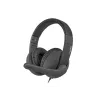 Wired binaural headset NATEC Rhea with boom microphone, 3.5mm connectors, 2.2 m cable, 32 Ω impedance