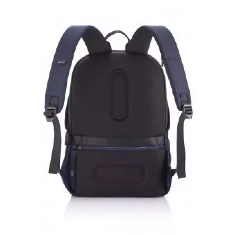 Casual backpack XDDESIGN Bobby Soft with 15.6 inch laptop compartment, 16 L, navy, PET