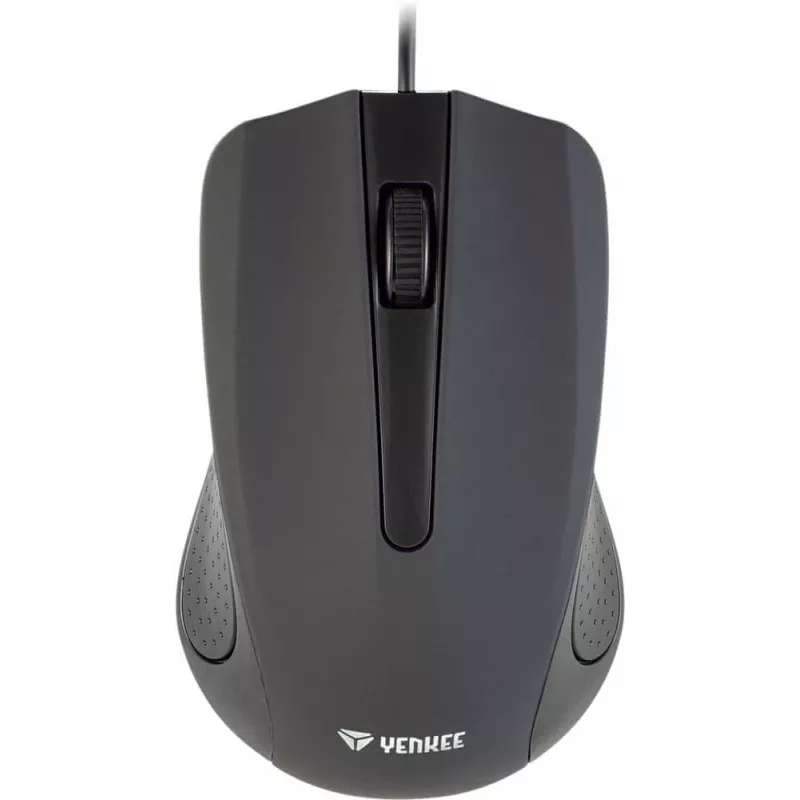 USB wired mouse, 3 buttons, rubberized surface, 1000DPI