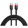 USB-C to USB-C cable Baseus CATKLF-G91 1 m, USB C connectors, 0.48 Gbit/s, Black