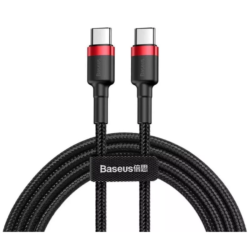 USB-C to USB-C cable Baseus CATKLF-G91 1 m, USB C connectors, 0.48 Gbit/s, Black
