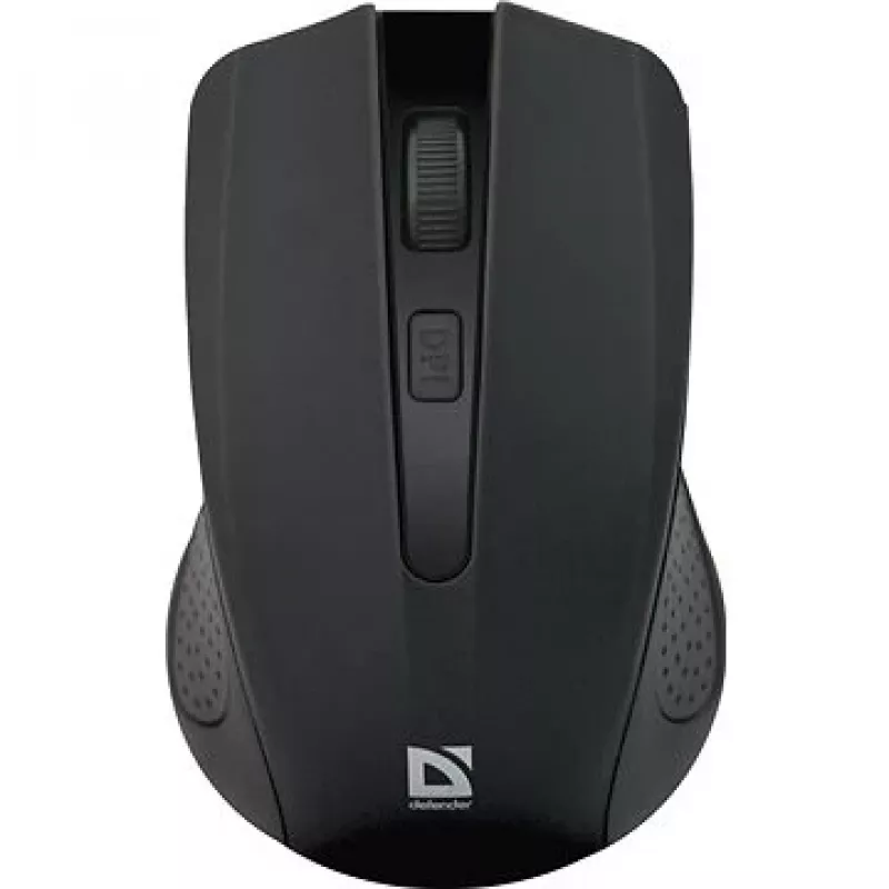 Wireless RF mouse DEFENDER Accura MM-935 — optical 1600 DPI, ambidextrous, 3 buttons, USB receiver, black