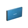 External HDD/SSD enclosure NATEC Rhino GO 2.5 inch — USB 3.0, SATA III, up to 4 TB, 9.5 mm, aluminium, blue