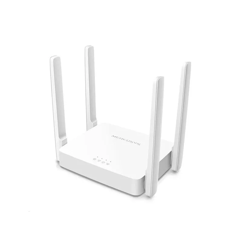 Tabletop router MERCUSYS AC10 Dual-band 2.4/5 GHz Wi‑Fi 5, 4 external antennas, 1x Fast Ethernet (WAN/LAN)