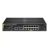 HPE Aruba Networking 6100 12G Class4 PoE 2G/2SFP+ 139W Managed L3 Gigabit Ethernet (10/100/1000) Power over Ethernet (PoE) 1U Black