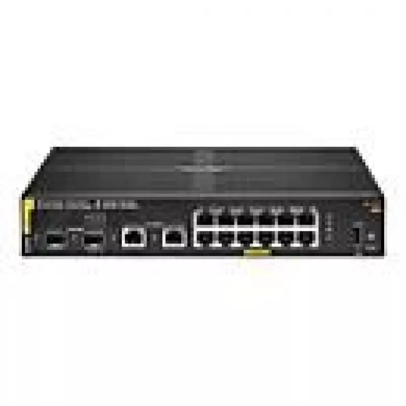 HPE Aruba Networking 6100 12G Class4 PoE 2G/2SFP+ 139W Managed L3 Gigabit Ethernet (10/100/1000) Power over Ethernet (PoE) 1U Black