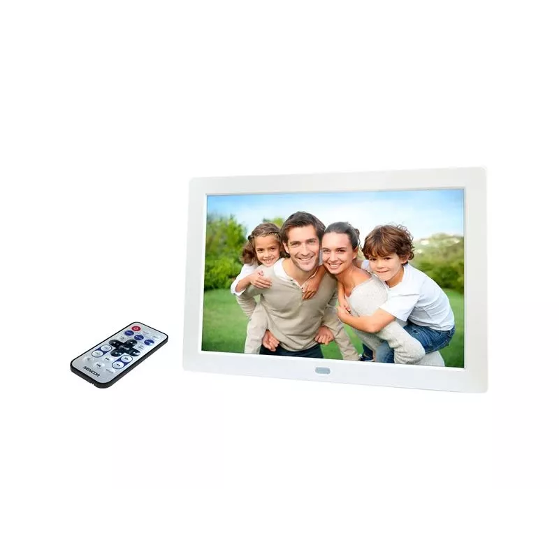 Digital photo frame SENCOR SDF 874 WH — 8-inch IPS, 1280 x 800, white